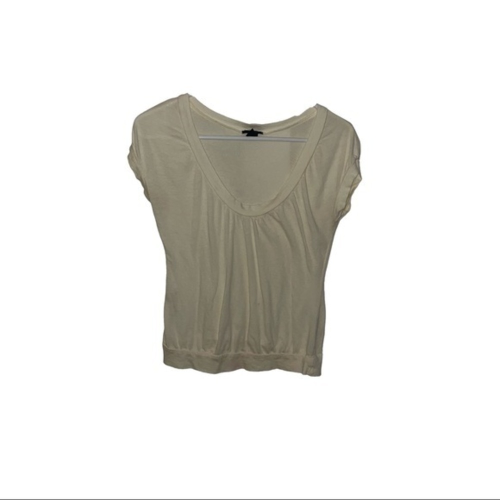 Express Crop Top Light Yellow Size XS